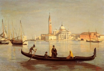 ヴェネツィアの外光 ロマン主義 ジャン・バティスト・カミーユ・コロー Oil Paintings